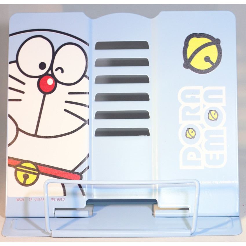 Giá kẹp sách, đỡ sách, đọc sách chống cận thị cho bé - Doraemon Xanh