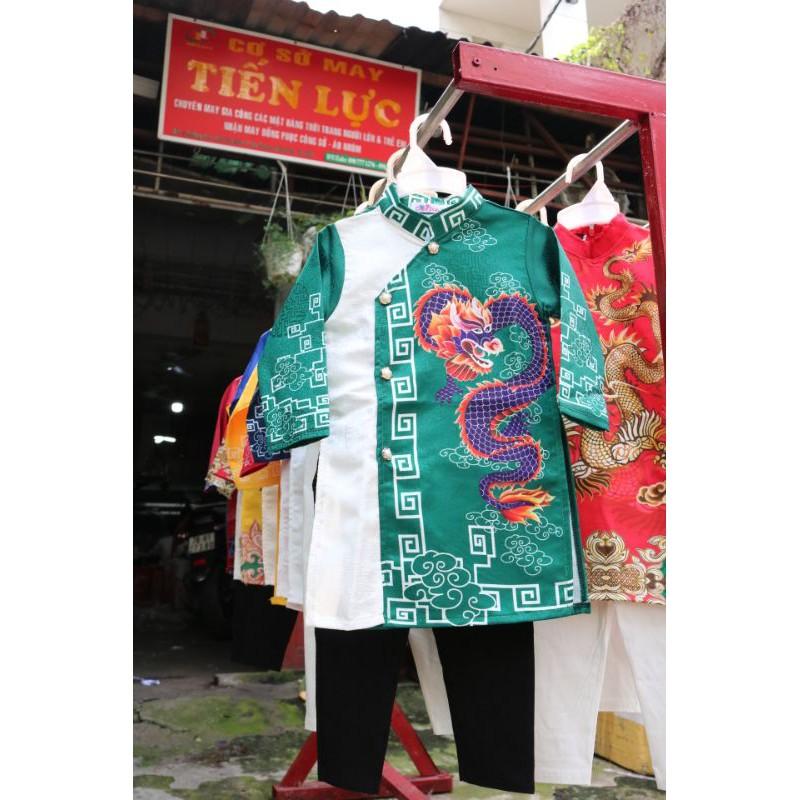 Áo dài cách tân gấm thượng Hải