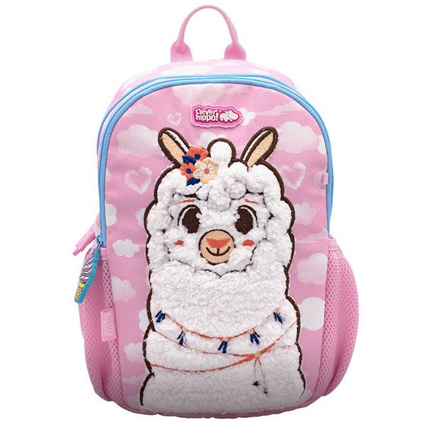 Ba Lô Mini Bé Gái - Clever Hippo BA4105 - Alpaca Dễ Thương - Màu Hồng