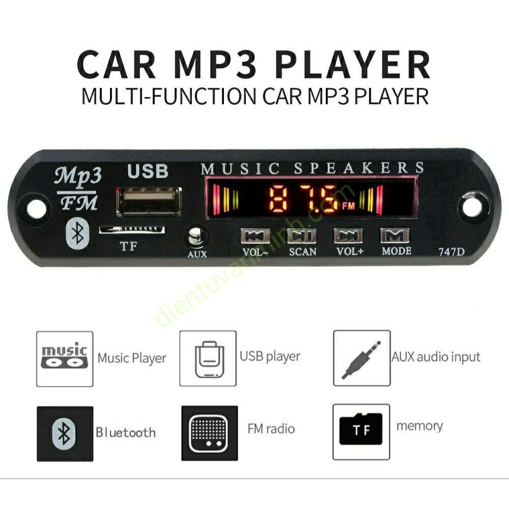 Mạch giải mã âm thanh Mp3-bluetooth