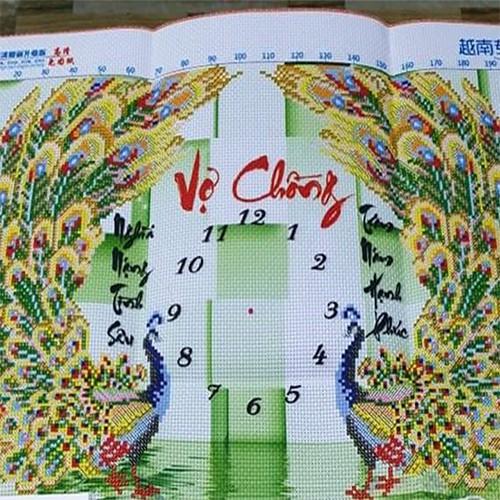 Tranh thêu mã đáo thành công X8218 - kích thước: 125 * 65cm.