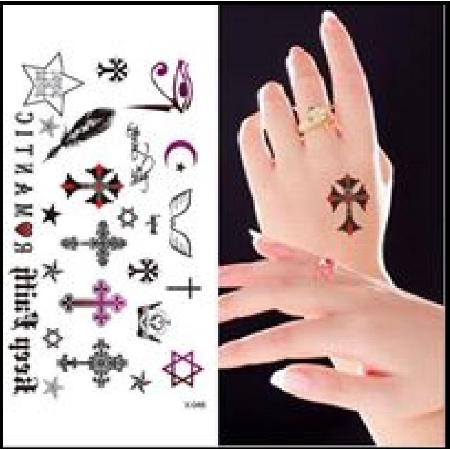 Hình Xăm Dán Cao Cấp Tattoo Hoa Văn Thánh Giá 10X6Cm - Giá Tiki Khuyến Mãi:  15,000Đ - Mua Ngay! - Tư Vấn Mua Sắm & Tiêu Dùng Trực Tuyến Bigomart