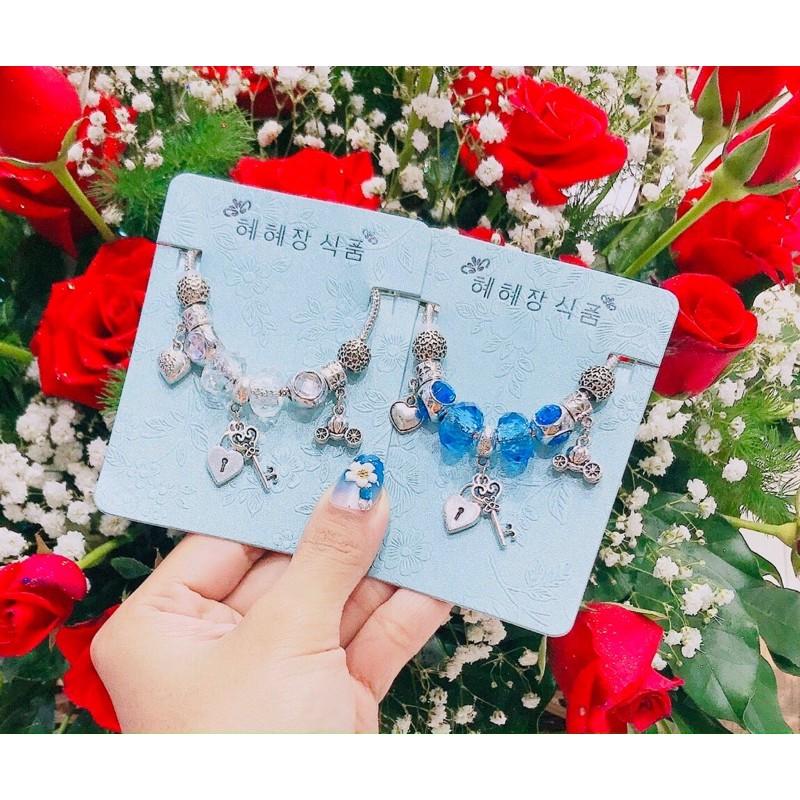 Lắc tay thời trang nữ mix charm