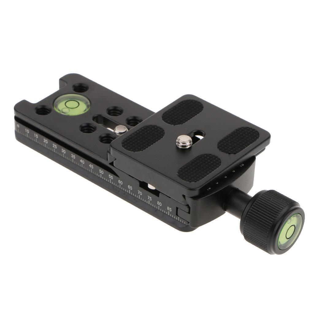 NNR100 Universal Rail Nodal Slide Quick Release Clamp 1/4 Screw for Camera