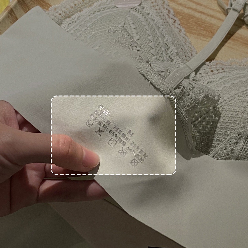 Bra dây ren mềm mại không gọng Lylylorem BR032