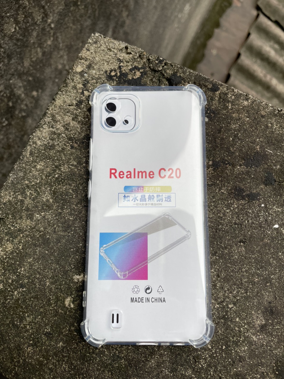 Ốp lưng silicon cho Realme C20 - chống sốc gờ cao 4 góc trong suốt bảo vệ Camera