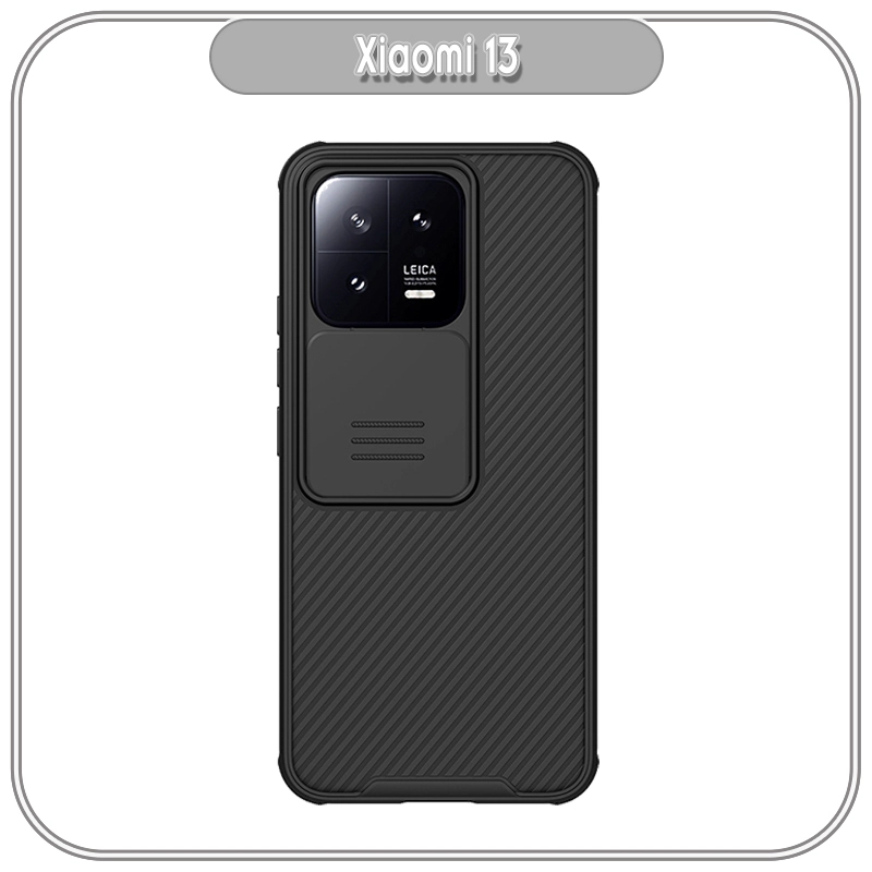 Ốp lưng cho Xiaomi 13 - 13 Pro Nillkin CamShield Pro che camera - Hàng Nhập Khẩu