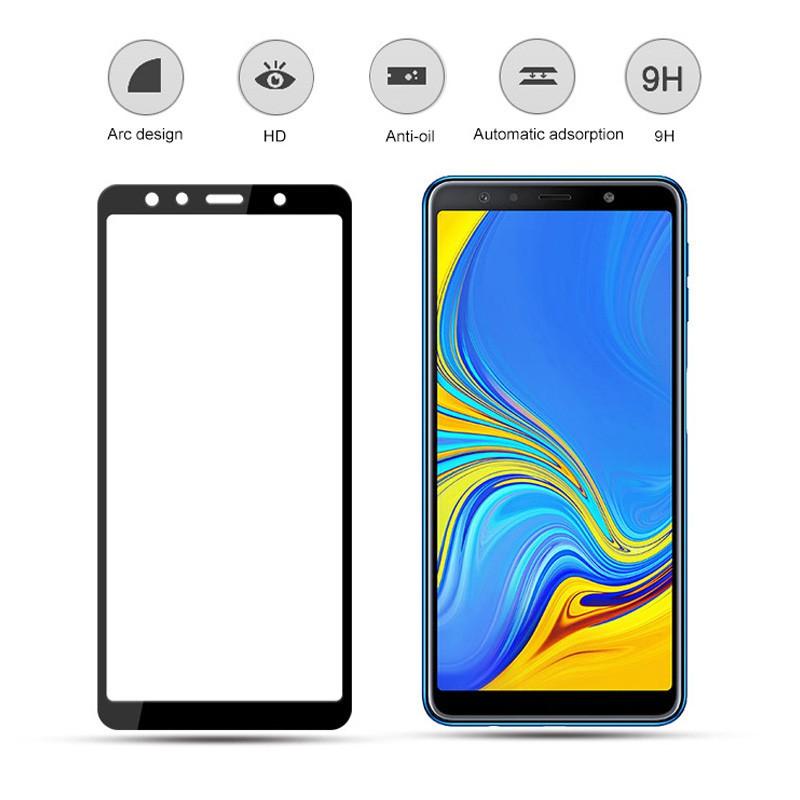 Miếng dán cường lực full màn hình dành cho Samsung Galaxy A7 2018