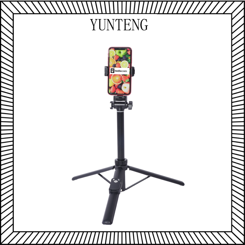 Combo Gậy Yunteng VCT 6688 và Đèn RGB - Phụ kiện điện thoại kèm đèn trợ sáng chụp ảnh, quay video - Hàng chính hãng