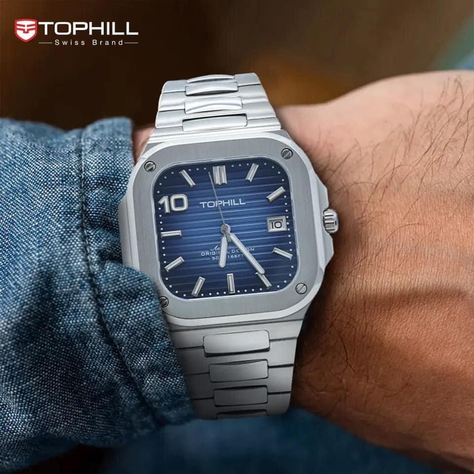 ĐỒNG HỒ TOPHILL TW089G.S1308 Nam máy automatic kính sapphire