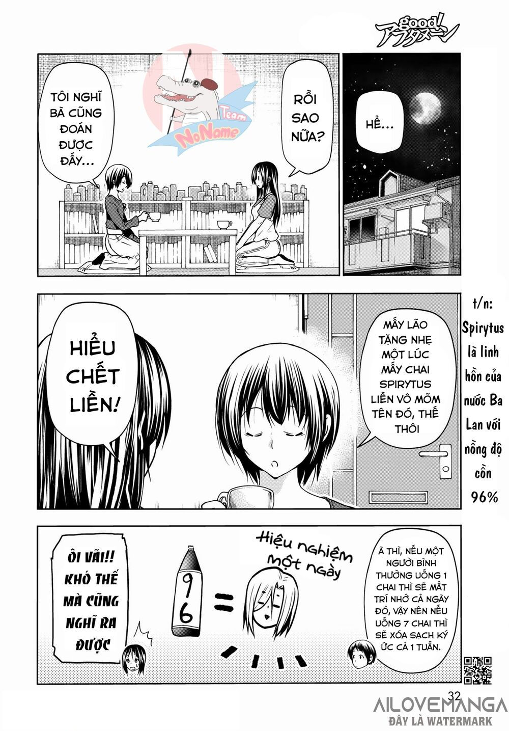 cô gái thích lặn - grand blue chapter 72.1 9