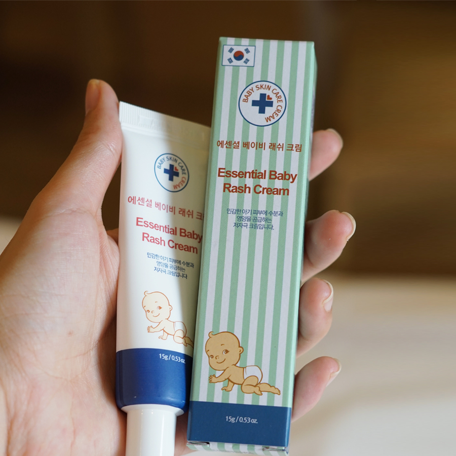 Kem hăm tả em bé Essential Baby Rash Cream 15gr