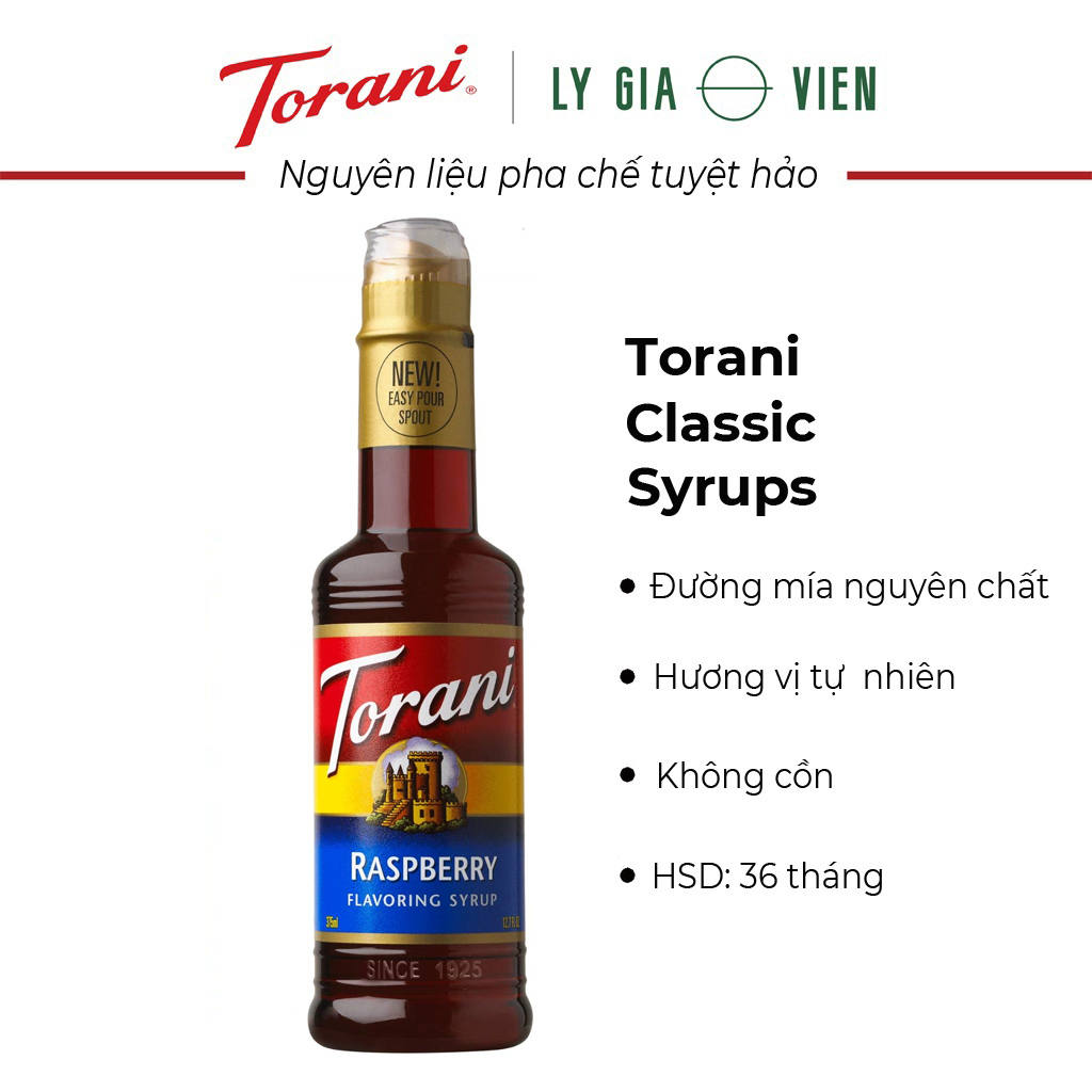 Torani Classic Syrup Siro Pha Chế 375ml Mỹ