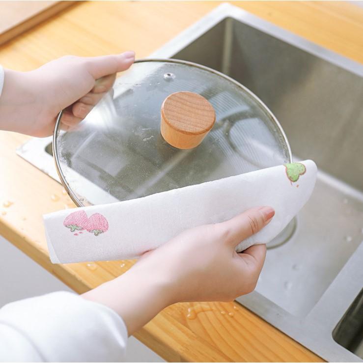 Cuộn giấy lau nhà bếp đa năng siêu dai có thể giặt được