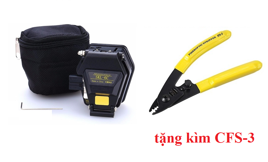 Dao cắt sợi quang SKL 6C - Tặng Kìm tuốt quang CFS-3