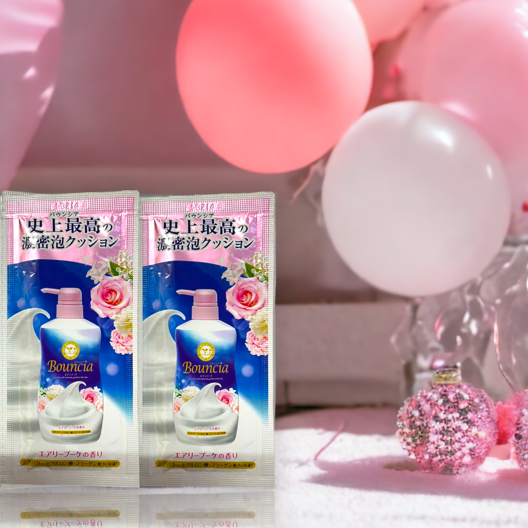 Set Mini - Sữa Tắm Dưỡng Trắng Mịn Da Chiết Xuất Sữa Bò Tươi Cow Milky Body Soap Floral ( 24mL) Random