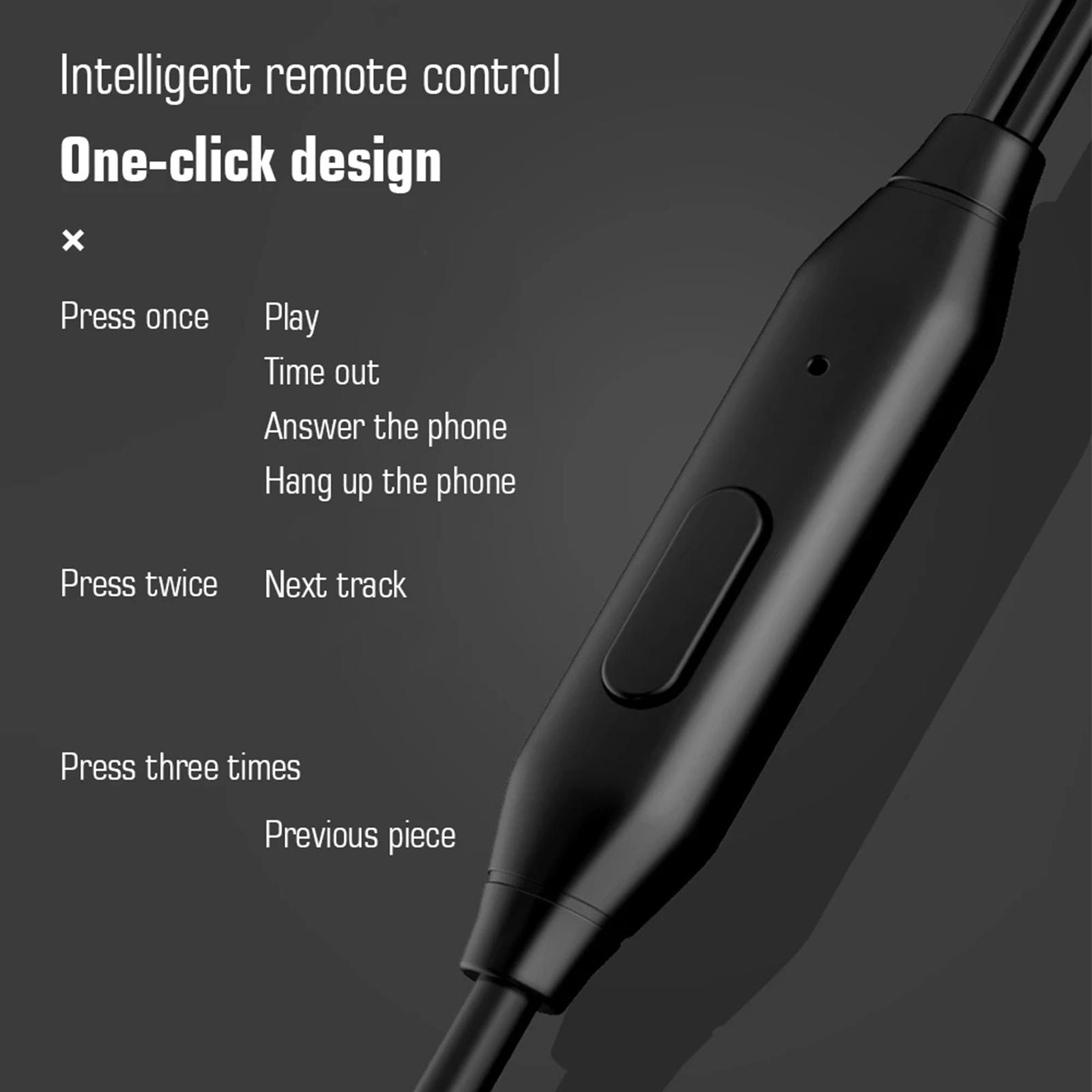 Earphones in-Ear Headphones with Microphone, Headset Stereo Sound Noise Isolating Free,3.5mm Wired Earbuds for iOS and Android Smartphones