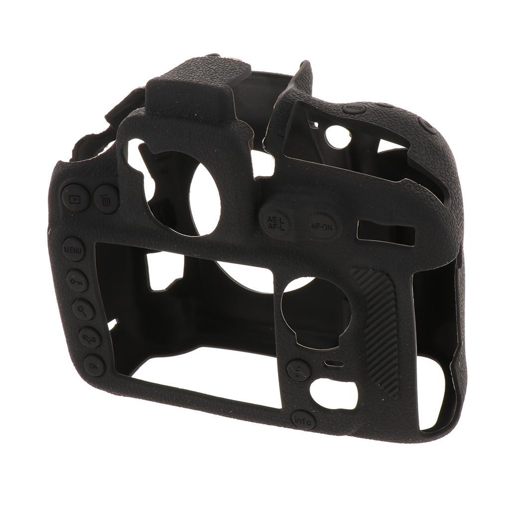 Detachable Silicone Camera Protective Case Cover Shell for Nikon D810 Black