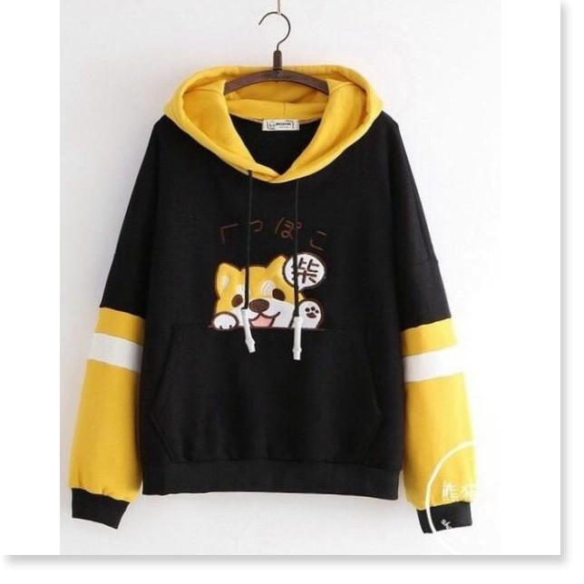 ÁO KHOÁC HOODIES,FROM RỘNG Y HÌNH,CHẤT LIỆU VÃI THOÁNG MÁT,THIẾT KẾ HỌA TIẾT XINH XẮN THỜI TRANG KME.STORE