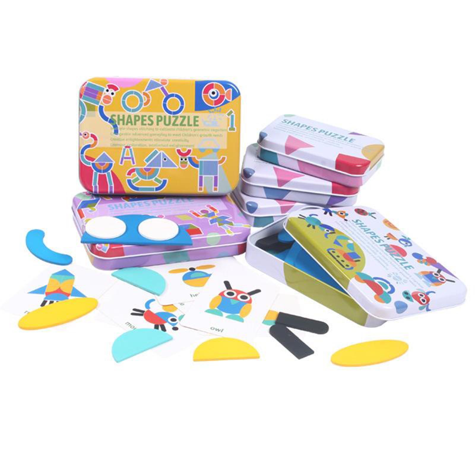 Tangram Pattern Blocks Puzzle Educational Jigsaw Toy