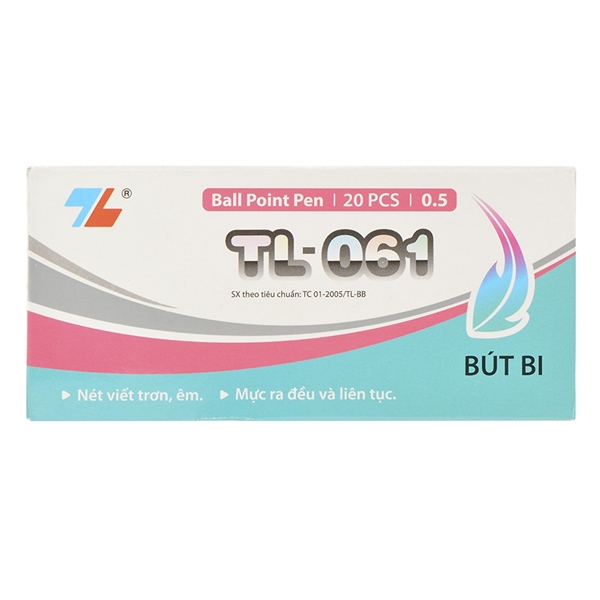 Bút Bi Thiên Long TL-061 Mực Xanh/Đen/Đỏ