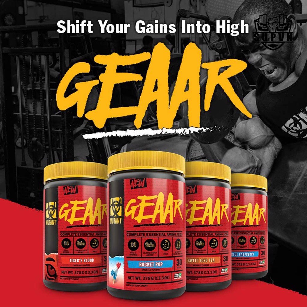 Geaar Mutant Amino acid Eaa (30 Lần Dùng) - Tăng Cơ Phục Hồi Và Phát Triển Cơ