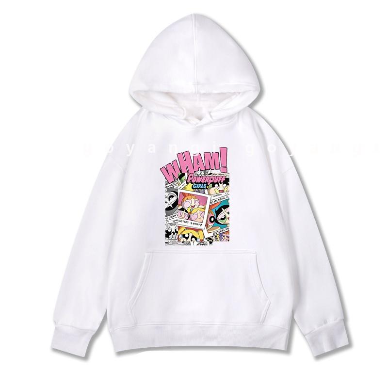 Áo Hoodie GYG Unisex PowerGirl 2 Form Rộng Oversize Phong Cách Hàn Quốc
