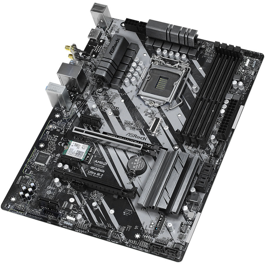 Bo Mạch Chủ Mainboard ASRock Z490 Phantom Gaming 4 - Hàng Chính Hãng