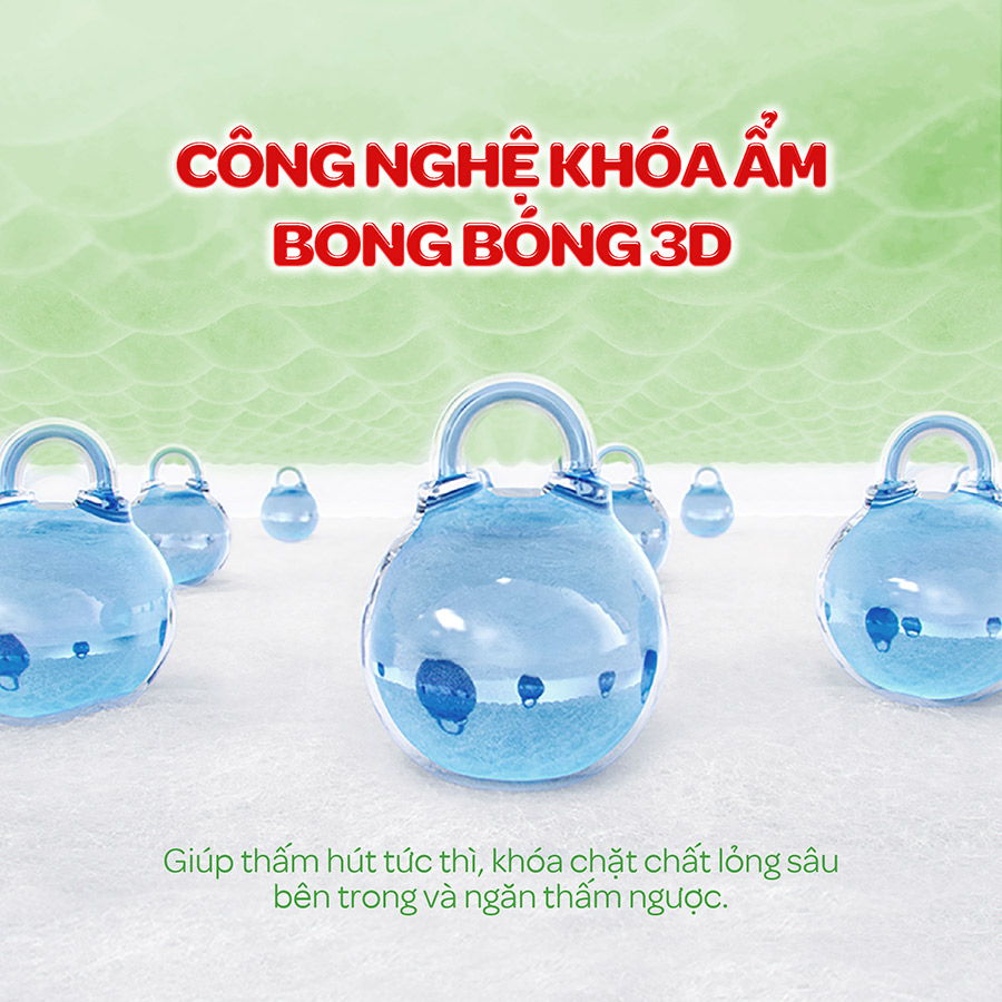 Tã dán sơ sinh Huggies NB40 - Gói 40 miếng Tràm Trà