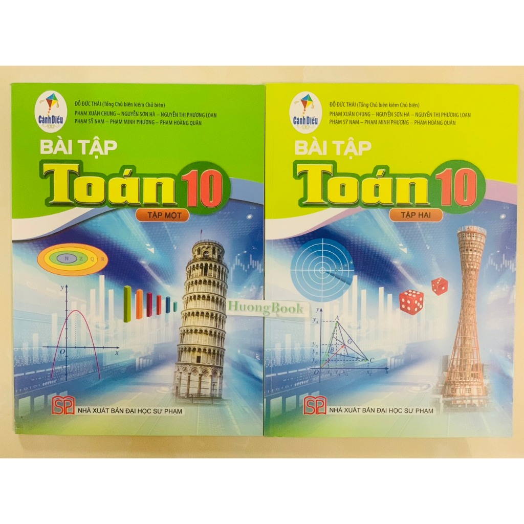 Sách - Combo Bài Tập Toán Lớp 10 Tập 1+2 - Bộ Cánh Diều