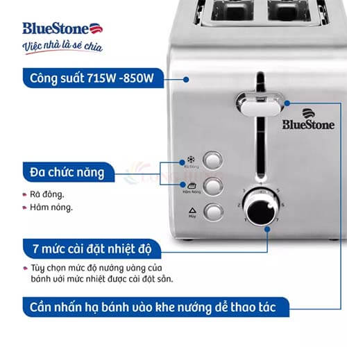 Máy nướng bánh mì Bluestone TTB-2535 - Hàng chính hãng