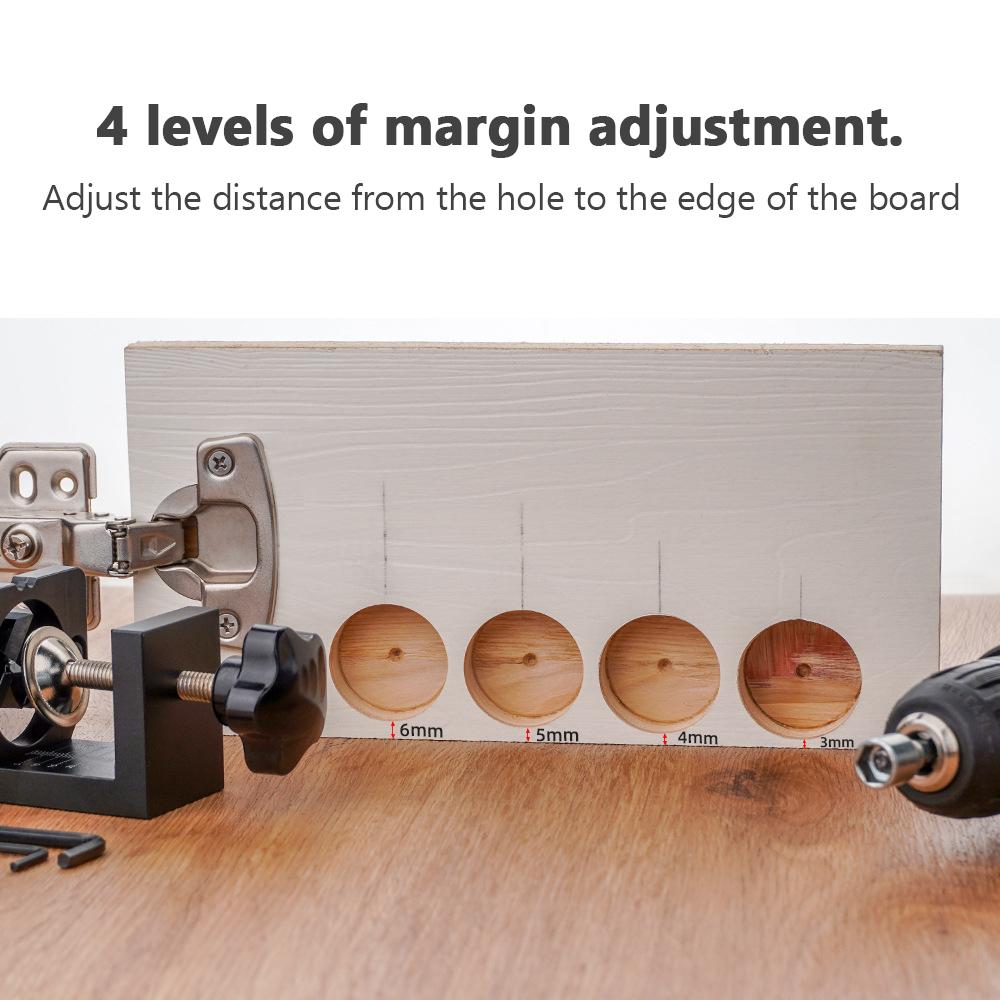 35MM Open Hole Locator Opener for Cabinet Door Hinge Punch Home Household Closet Tapper Multifunction Wood Working Tools