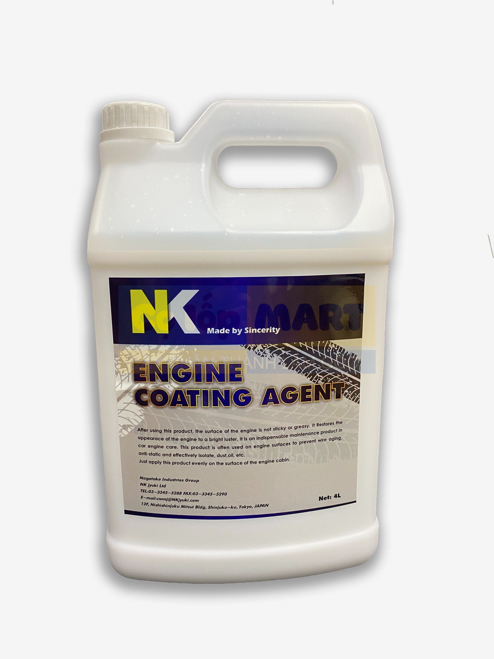 Dung Dịch Dưỡng Khoang Động Cơ, Khoang Máy NK - Can 4L - Engine Coating Agent