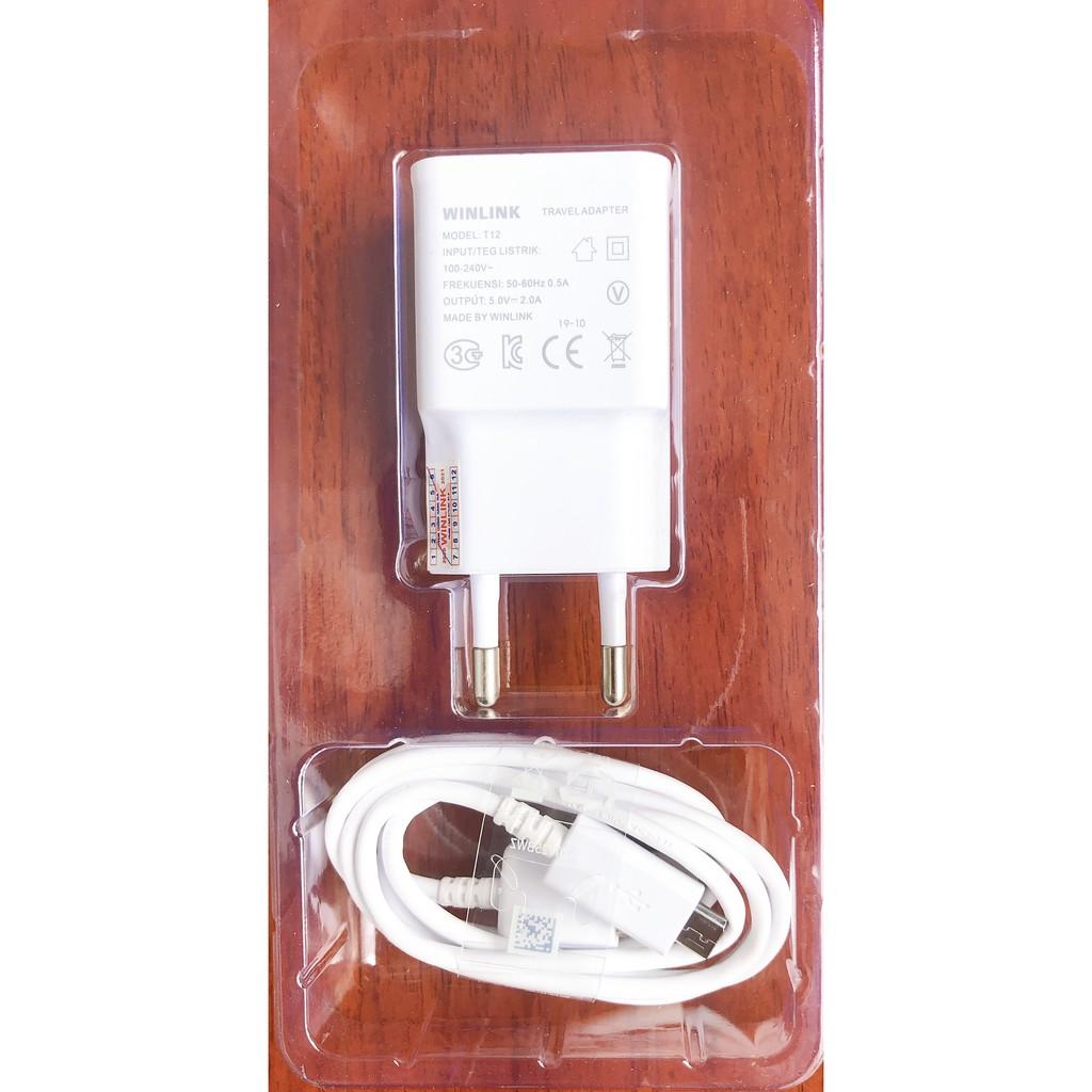 BỘ SẠC USB T12 WINLINK SẠC FULL DÒNG ANDROID