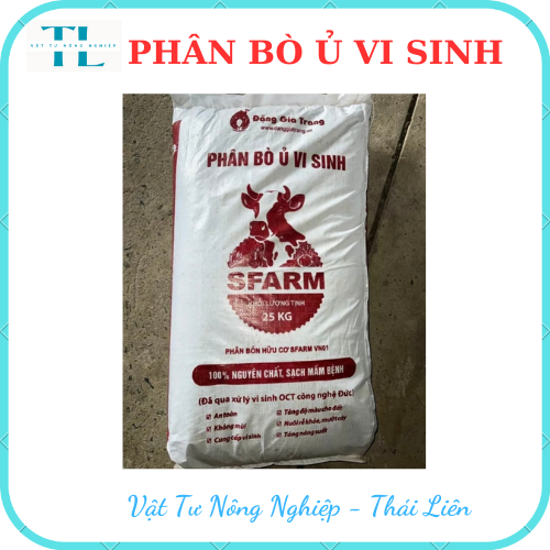 Phân bò ủ vi sinh SFARM đã qua xử lý - Bao 5kg