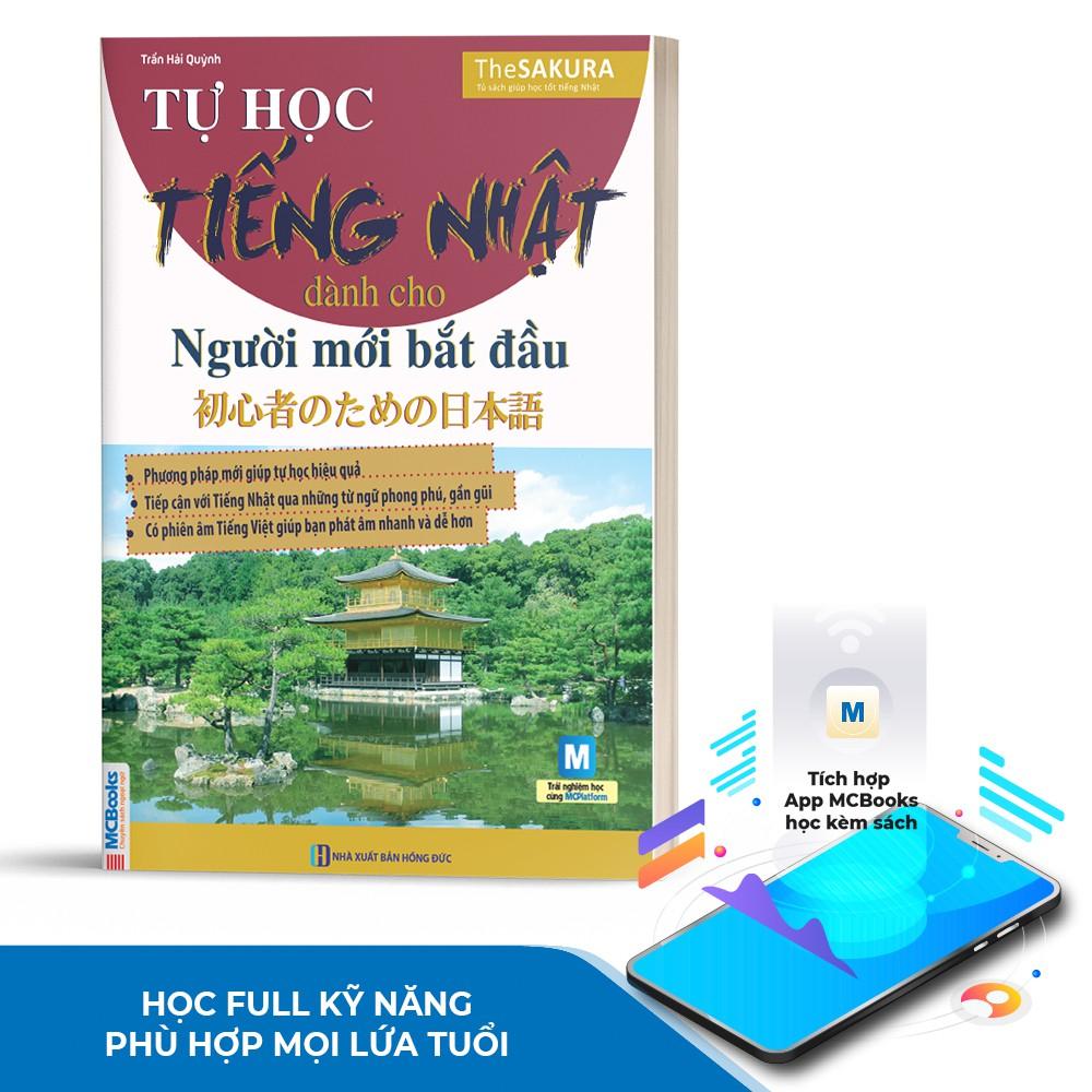 Sách - Tự Học Tiếng Nhật Dành Cho Người Mới Bắt Đầu - Học Kèm App Online