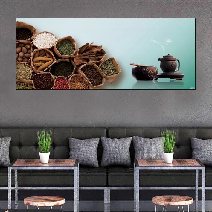 Decal dán tường cà phê - trang trí coffee- nhà hàng 60x150cm