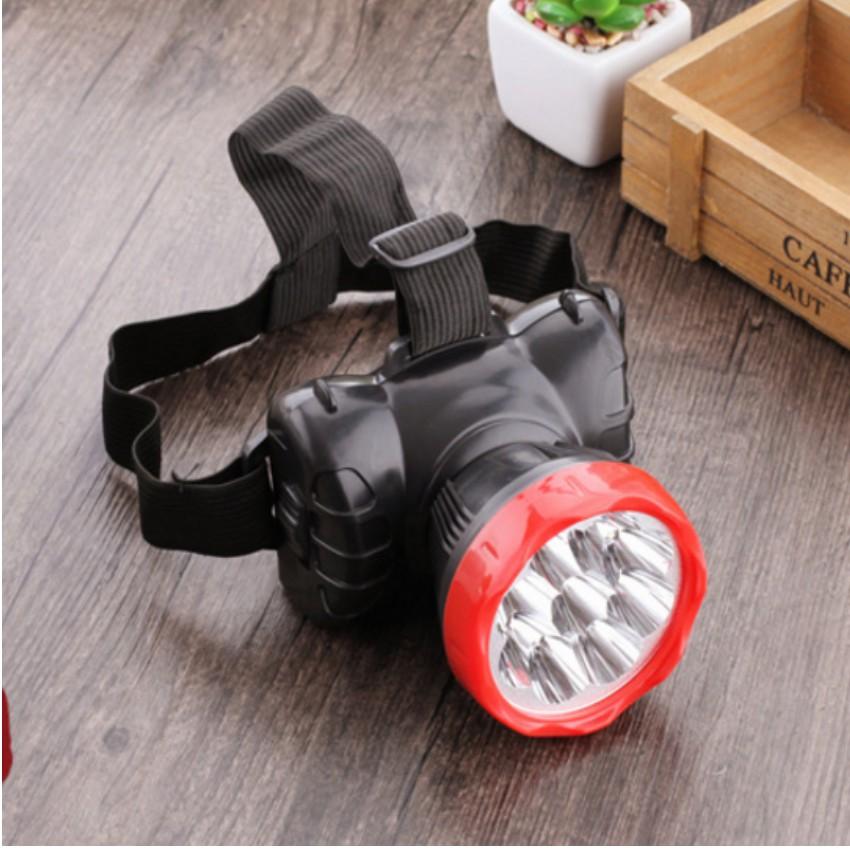 ️ Đèn pin LED đội đầu tích hợp pin và cổng sạc 206384
