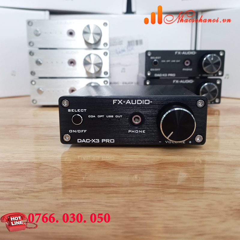 Giải Mã Giá Siêu Rẻ FX AUDIO X3-PRo Nghe Nhạc 24Bit - Hàng Chính Hãng