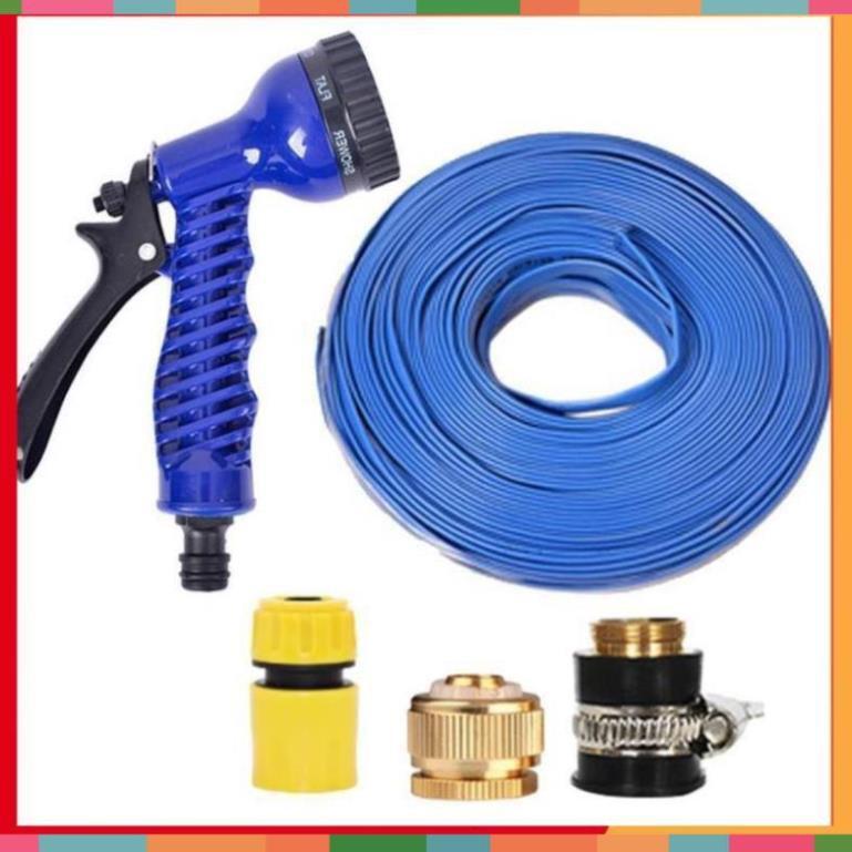 Bộ dây và vòi xịt tăng áp lực nước,rửa xe, tưới cây 7-10m  206843