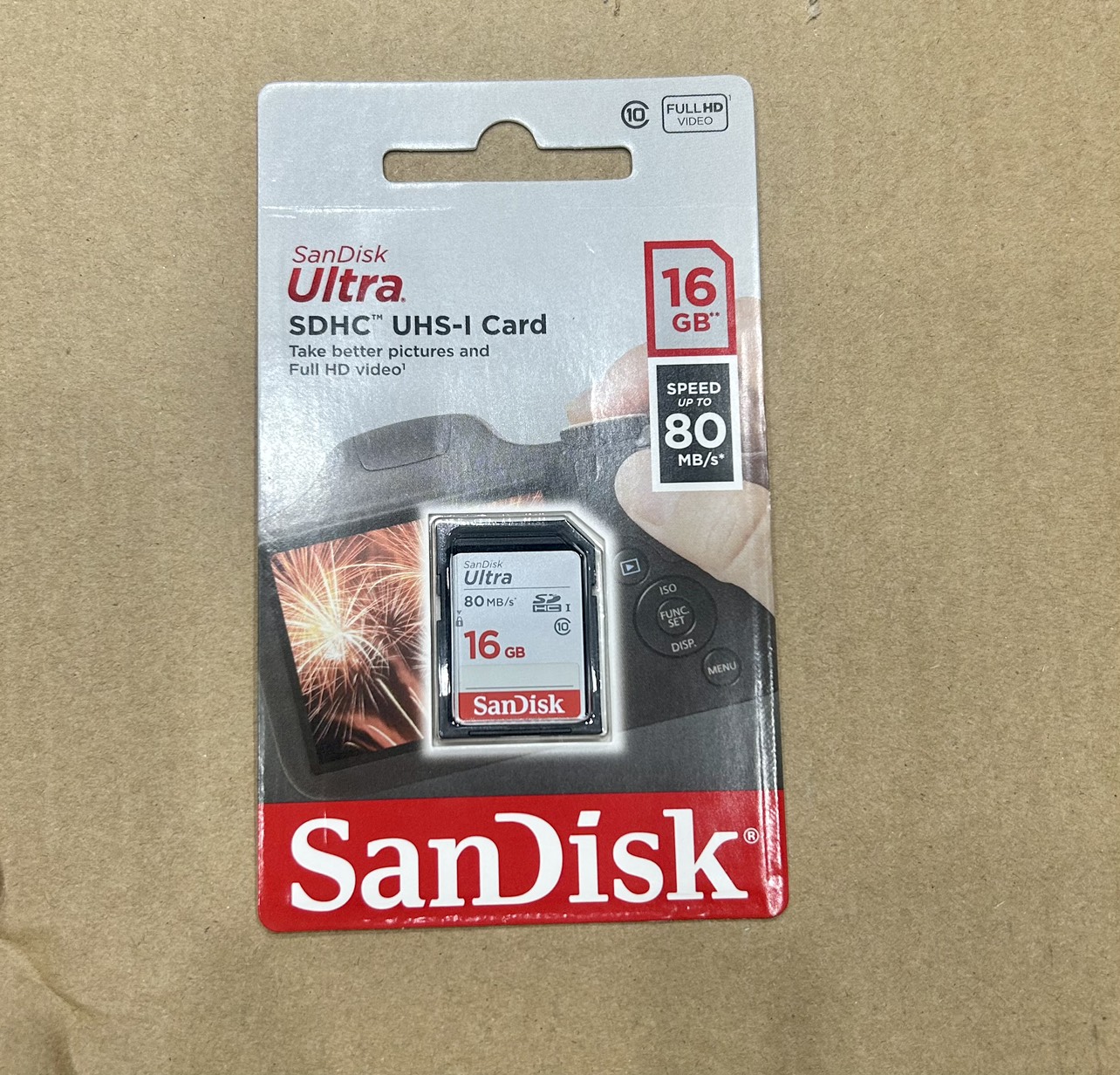 Thẻ Nhớ SD SanDisk Ultra Class 10 16GB - 48MB/s - Hàng Chính Hãng