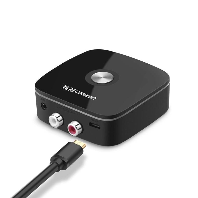 Ugreen UG30445CM123TK BT 4.1 màu Đen Bộ nhận âm thanh Bluetooth chuẩn Bông sen - HÀNG CHÍNH HÃNG