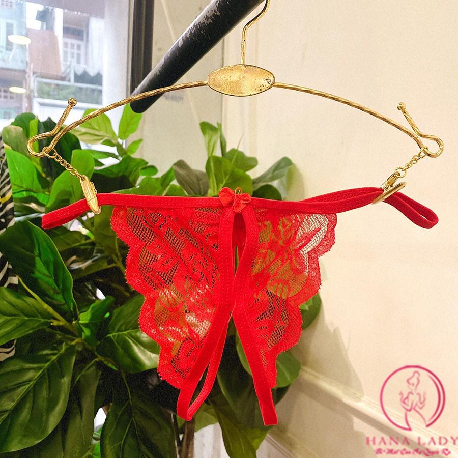 Quần lót nữ ren sexy, quần lọt khe gợi cảm quyến rũ hình bướm LK075