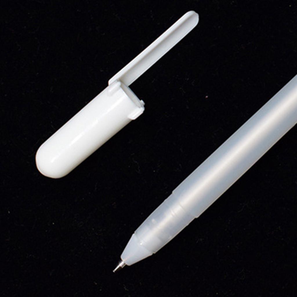 3x1pcs Korean Style White Skin Marker for Eyebrow Micrometer Measurement Tool