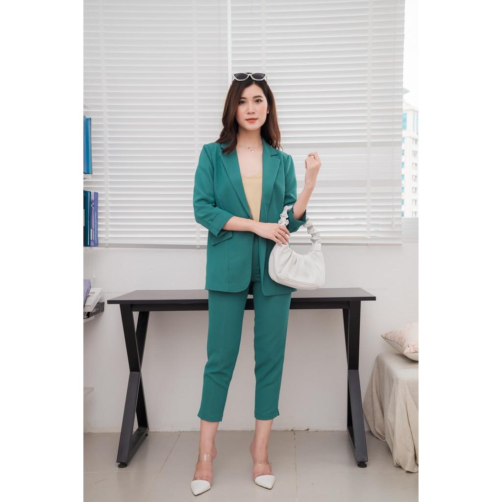 Set áo vest blazer nữ + quần tây - SV02 - WFStudios