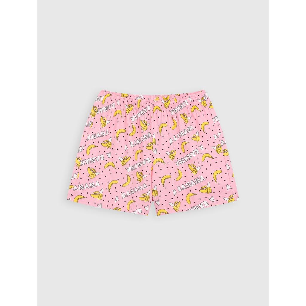 Bộ mặc nhà nữ CANIFA chất cotton in hình 6LS22S003