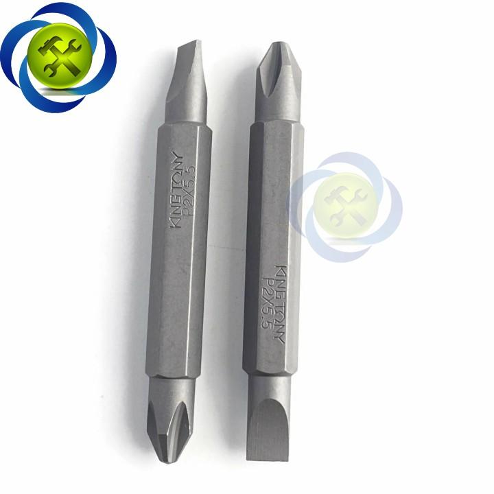 Mũi vít hai đầu dẹp + bake Kingtony 1360552P dài 60mm