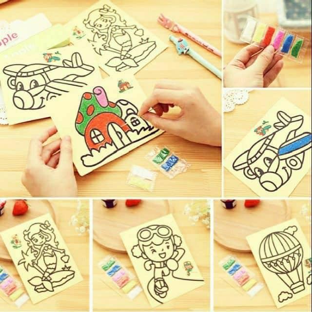 TRANH CÁT GIÚP BÉ TẬP TRUNG, KIÊN NHẪN & SÁNG TẠO