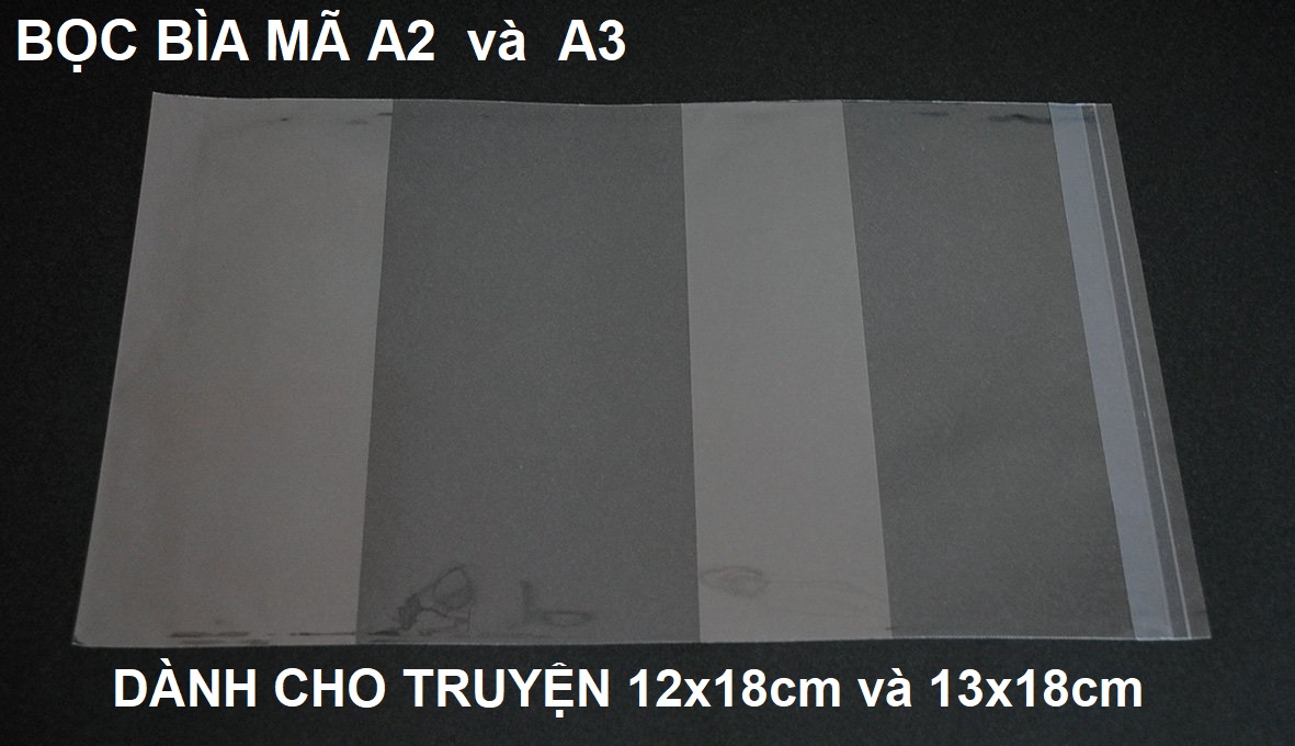 30 cái bọc bìa bìa truyện tranh khổ 13x18cm