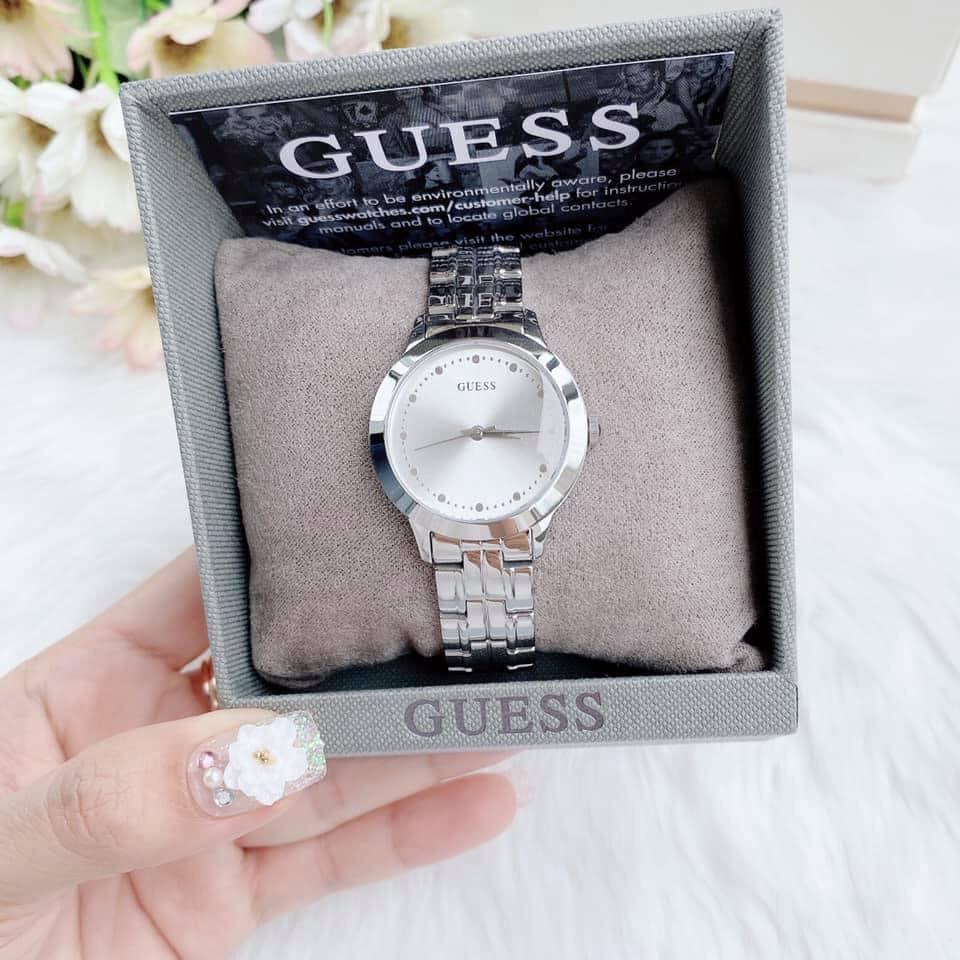 Đồng Hồ Nữ Guess U0989L1 Màu Bạc ( Size 30mm)